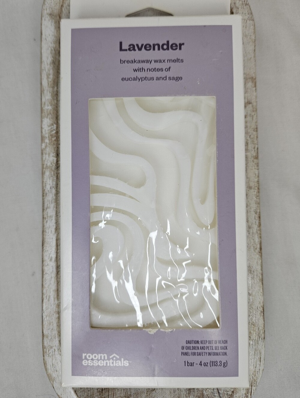 NWT Room Essentials Lavender Breakaway Wax Melts 4 oz Target Embossed New